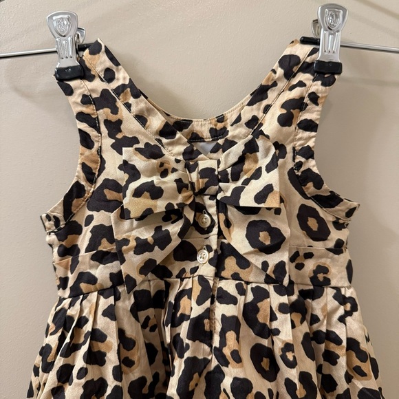 Janie and Jack Leopard Print Dress baby girl size 6 months to 12 months - Picture 6 of 8